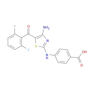 4-[[4-氨基-5-(2,6-二氟苯甲酰)噻唑-2-基]氨基]苯甲酸