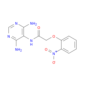 N-(4,6-DIAMINOPYRIMIDIN-5-YL)-2-(2-NITROPHENOXY)ACETAMIDE