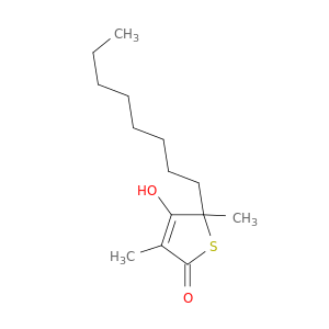 2(5H)-Thiophenone, 4-hydroxy-3,5-dimethyl-5-octyl-
