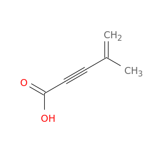 4-Penten-2-ynoic acid, 4-methyl-