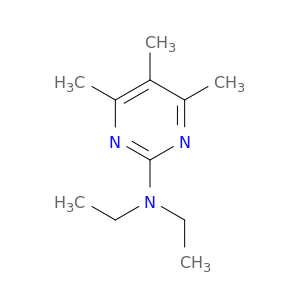 2-Pyrimidinamine, N,N-diethyl-4,5,6-trimethyl-
