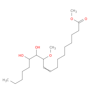 9-Octadecenoic acid, 12,13-dihydroxy-11-methoxy-, methyl ester