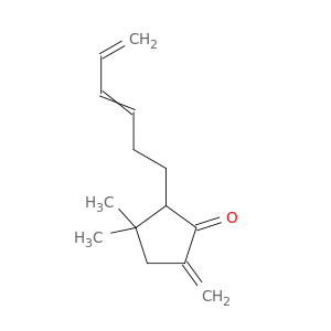 Cyclopentanone, 2-(3,5-hexadienyl)-3,3-dimethyl-5-methylene-