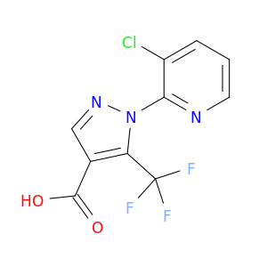 1-(3-chloropyridin-2-yl)-5-(trifluoromethyl)-1H-pyrazole-4-carboxylic acid