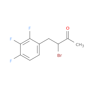 3-bromo-4-(2,3,4-trifluorophenyl)butan-2-one