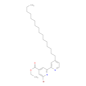 ETHYL 6-BROMO-4'-HEXADECYL-2,2'-BIPYRIDINE-4-CARBOXYLATE