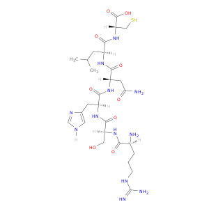 L-Cysteine, L-arginyl-L-seryl-L-histidyl-L-asparaginyl-L-leucyl-