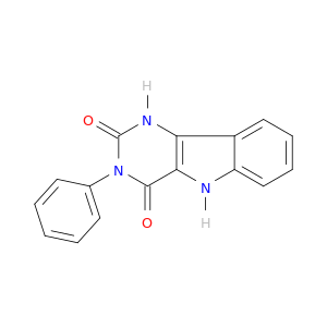 1H-Pyrimido[5,4-b]indole-2,4(3H,5H)-dione, 3-phenyl-