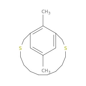 3,12-Dithiabicyclo[12.3.1]octadeca-1(18),14,16-triene, 16,18-dimethyl-