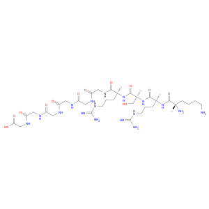 Glycine, L-lysyl-L-arginyl-L-seryl-L-arginylglycylglycylglycylglycylglycyl-
