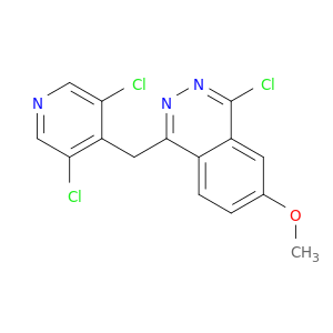 Phthalazine, 4-chloro-1-[(3,5-dichloro-4-pyridinyl)methyl]-6-methoxy-