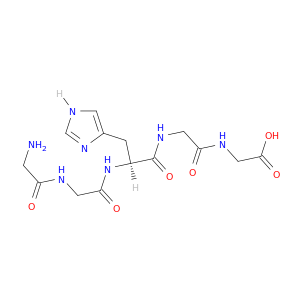 Glycine, N-[N-[N-(N-glycylglycyl)-L-histidyl]glycyl]-