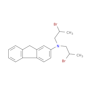 N,N-BIS(2-BROMOPROPYL)-9H-FLUOREN-2-AMINE