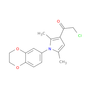 2-Chloro-1-[1-(2,3-dihydro-1,4-benzodioxin-6-yl)-2,5-dimethyl-1H-pyrrol-3-yl]ethan-1-one