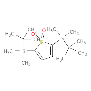 Silane, (1,1-dioxido-2,5-thiophenediyl)bis[(1,1-dimethylethyl)dimethyl-