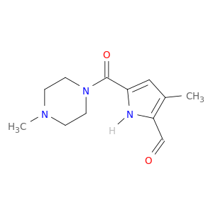 Piperazine, 1-[(5-formyl-4-methyl-1H-pyrrol-2-yl)carbonyl]-4-methyl-