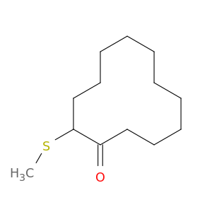 Cyclododecanone, 2-(methylthio)-