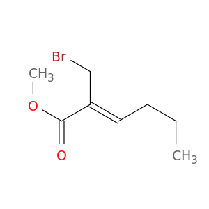 2-Hexenoic acid, 2-(bromomethyl)-, methyl ester, (2Z)-