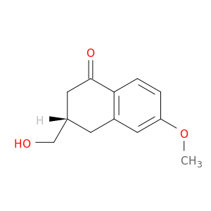 1(2H)-Naphthalenone, 3,4-dihydro-3-(hydroxymethyl)-6-methoxy-, (3S)-
