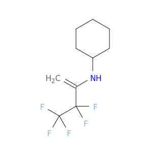 Cyclohexanamine, N-(2,2,3,3,3-pentafluoro-1-methylenepropyl)-