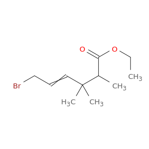 4-Hexenoic acid, 6-bromo-2,3,3-trimethyl-, ethyl ester