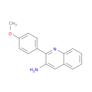 3-Quinolinamine,2-(4-methoxyphenyl)-