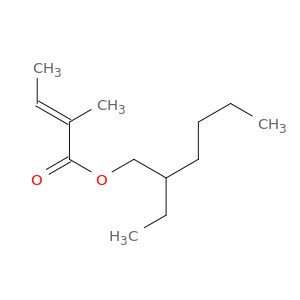 2-Butenoic acid, 2-methyl-, 2-ethylhexyl ester, (2E)-