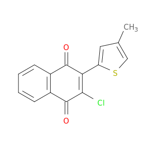 1,4-Naphthalenedione, 2-chloro-3-(4-methyl-2-thienyl)-