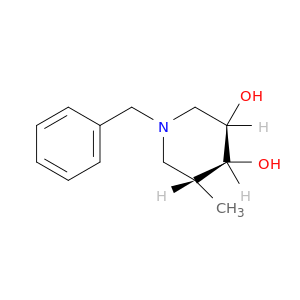3,4-Piperidinediol, 5-methyl-1-(phenylmethyl)-, (3R,4S,5R)- (9CI)