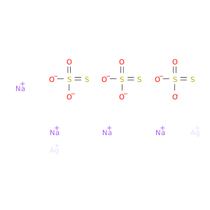 硫代硫酸(H2S2O3),银(1+)钠盐(3：2：4)
