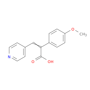 Benzeneacetic acid,4-methoxy-a-(4-pyridinylmethylene)-