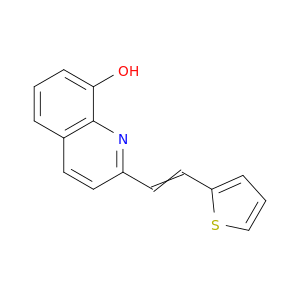 8-Quinolinol, 2-[2-(2-thienyl)ethenyl]-