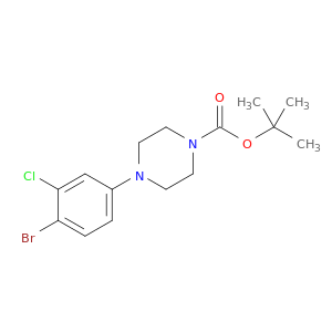 tert-Butyl 4-(4-bromo-3-chlorophenyl)piperazine-1-carboxylate