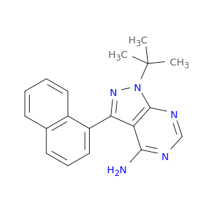 1-(叔丁基)-3-(萘-1-基)-1H-吡唑[3,4-d]嘧啶-4-胺