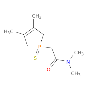 1H-Phosphole-1-acetamide, 2,5-dihydro-N,N,3,4-tetramethyl-, 1-sulfide