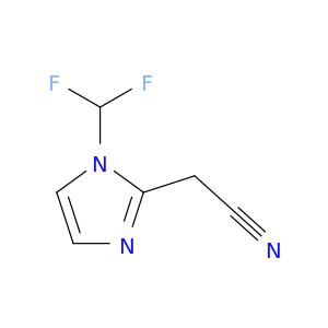 2-[1-(Difluoromethyl)-1H-imidazol-2-yl]acetonitrile