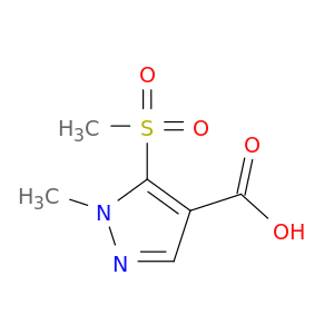 5-Methanesulfonyl-1-methyl-1H-pyrazole-4-carboxylic Acid