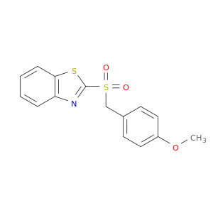 Benzothiazole, 2-[[(4-methoxyphenyl)methyl]sulfonyl]-