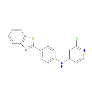 4-Pyridinamine, N-[4-(2-benzothiazolyl)phenyl]-2-chloro-