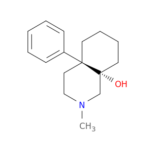 8a(1H)-Isoquinolinol, octahydro-2-methyl-4a-phenyl-, trans-