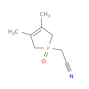 1H-Phosphole-1-acetonitrile, 2,5-dihydro-3,4-dimethyl-, 1-oxide