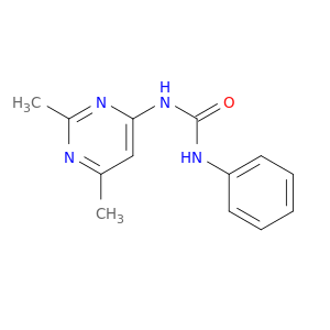Urea, N-(2,6-dimethyl-4-pyrimidinyl)-N'-phenyl-