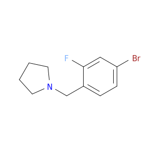 1-(4-溴-2-氟苯甲基)吡咯烷