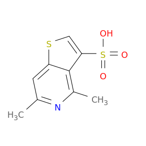 Thieno[3,2-c]pyridine-3-sulfonic acid, 4,6-dimethyl-