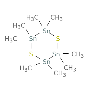 1,4,2,3,5,6-Dithiatetrastannin, tetrahydro-2,2,3,3,5,5,6,6-octamethyl-