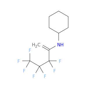 Cyclohexanamine, N-(2,2,3,3,4,4,4-heptafluoro-1-methylenebutyl)-