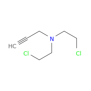N,N-BIS(2-CHLOROETHYL)PROP-2-YN-1-AMINE