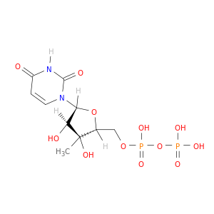 Uridine 5'-(trihydrogendiphosphate), 3'-C-methyl- (9CI)