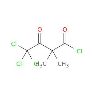 Butanoyl chloride, 4,4,4-trichloro-2,2-dimethyl-3-oxo-