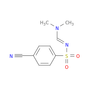 N'-[(4-Cyanobenzene)sulfonyl]-N,N-dimethylmethanimidamide